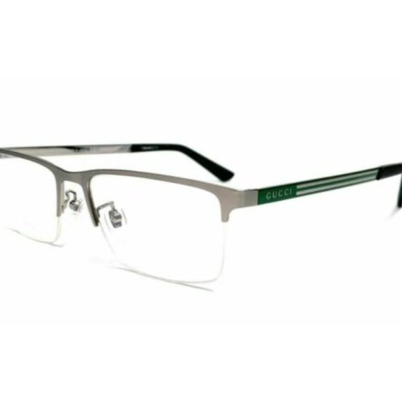 Gucci Men's Green Square Eyeglasses!